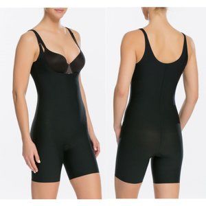 Spanx Thinstincts Open Bust Mid Thigh Bodysuit
